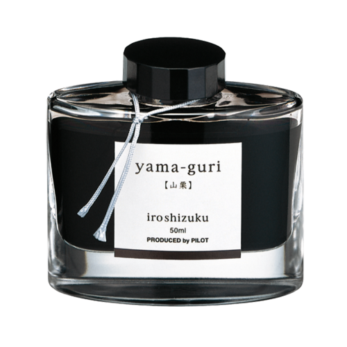 Flacon d'encre Pilot IROSHIZUKU YAMA-GURI - Encre Marron Châtaigne (50 ml)