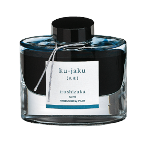 Flacon d'encre Pilot IROSHIZUKU - Ku-Jaku (Bleu Paon) - 50 ml