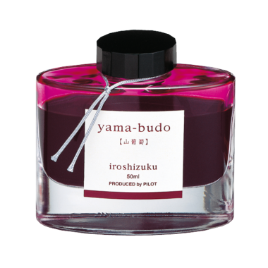 Flacon d'encre Pilot IROSHIZUKU YAMA-BUDO - Encre Rouge Raisin Sauvage (50 ml)