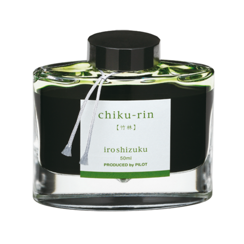 Flacon d'encre Pilot IROSHIZUKU - Chiku-Rin (Vert Bambou) - 50 ml