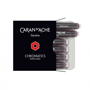 Boite de 6 Cartouches Caran d'ache Chromatics Infra Red