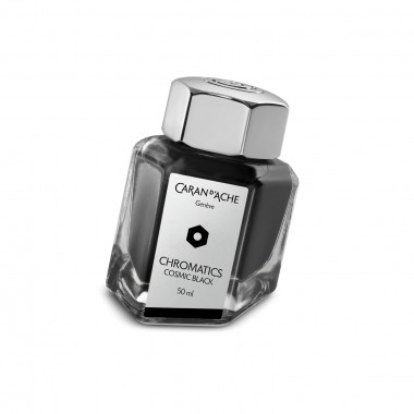 Flacon d'encre Caran d'ache Chromatics - Cosmic Black 50Ml