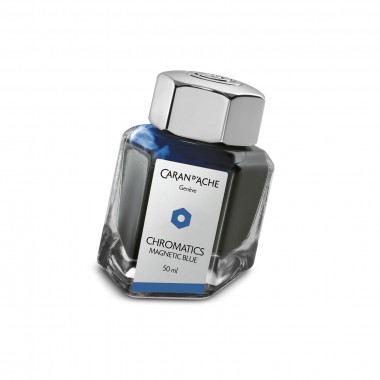 Flacon d'encre Caran d'ache Chromatics - Magnetic Blue 50Ml