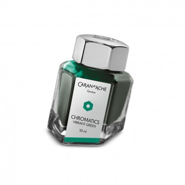 Flacon d'encre Caran d'ache Chromatics - Vibrant Green 50Ml