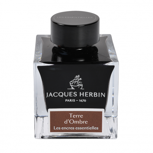 Flacon d'encre Jacques Herbin 50 ml Terre d'Ombre