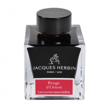 Flacon d'encre Jacques Herbin 50 ml Rouge d'Orient