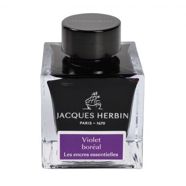 Flacon d'encre Jacques Herbin 50 ml Violet Boreal