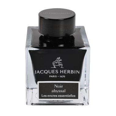 Flacon d'encre Jacques Herbin 50 ml Noir Abyssal