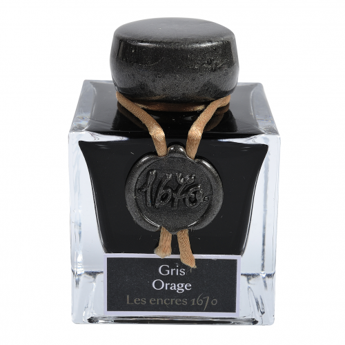 Flacon d'encre Jacques Herbin 50 ml - Gris Orage