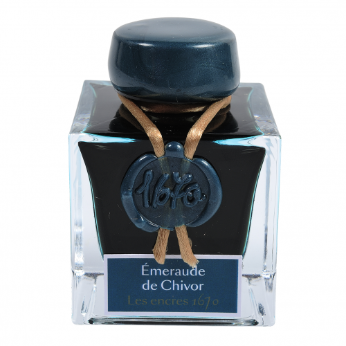 Flacon d'encre Jacques Herbin 50 ml - Emeraude De Chivor