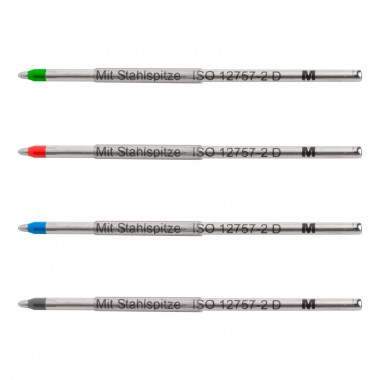 Recharges stylo bille 4 couleurs Reporter 4 - MFDIFFUSION