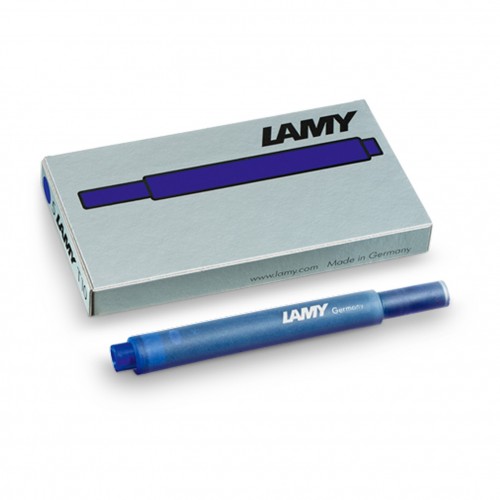 Cartouches Bleue Effaçable Boite de 5 LAMY - T10