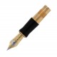 PARKER Duofold Centennial -  Section Plume Noire - Attributs Dorés  - Plume moyenne 18K