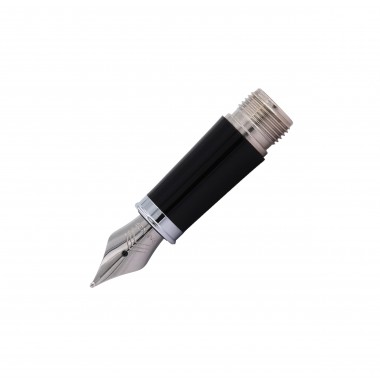 PARKER IM - Section Plume Noire - Attributs Chromés - Plume fine