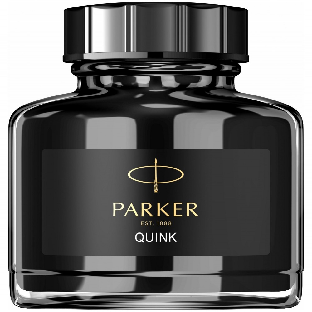 Parker Quink Ink Bottle, Black, 57 ml (1950375)