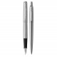 PARKER Jotter coffret cadeau Duo : Stylo bille + Stylo plume, acier