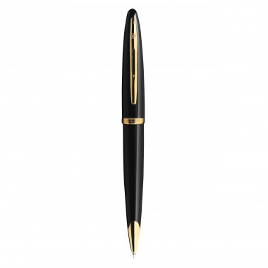 WATERMAN Carène Stylo bille - Noir - recharge bleue pointe moyenne - Coffret cadeau