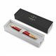 PARKER IM PREMIUM Stylo bille, Rouge, recharge bleue pointe moyenne, Coffret cadeau