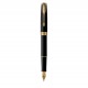 PARKER Sonnet Stylo plume noir mat - Plume moyenne - encre noire - Coffret cadeau