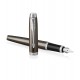 PARKER IM Stylo plume, espresso intense, plume fine, encre bleue, Coffret cadeau