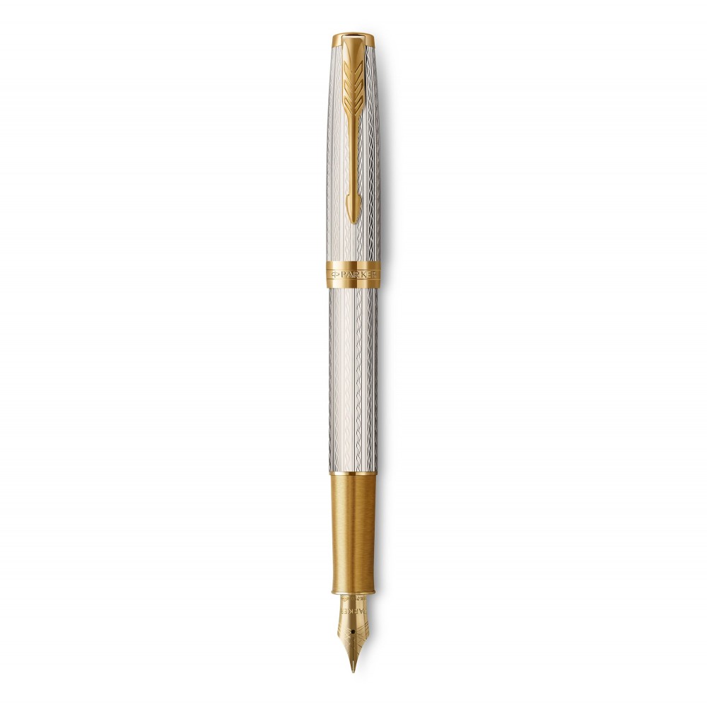 Parker Im Essentiel Stylo Plume Noir Mat Plume Moyenne Encre Bleue