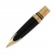 WATERMAN - Carene - Bloc Plume Complet - Attributs Dorés - Plume Moyenne 18K