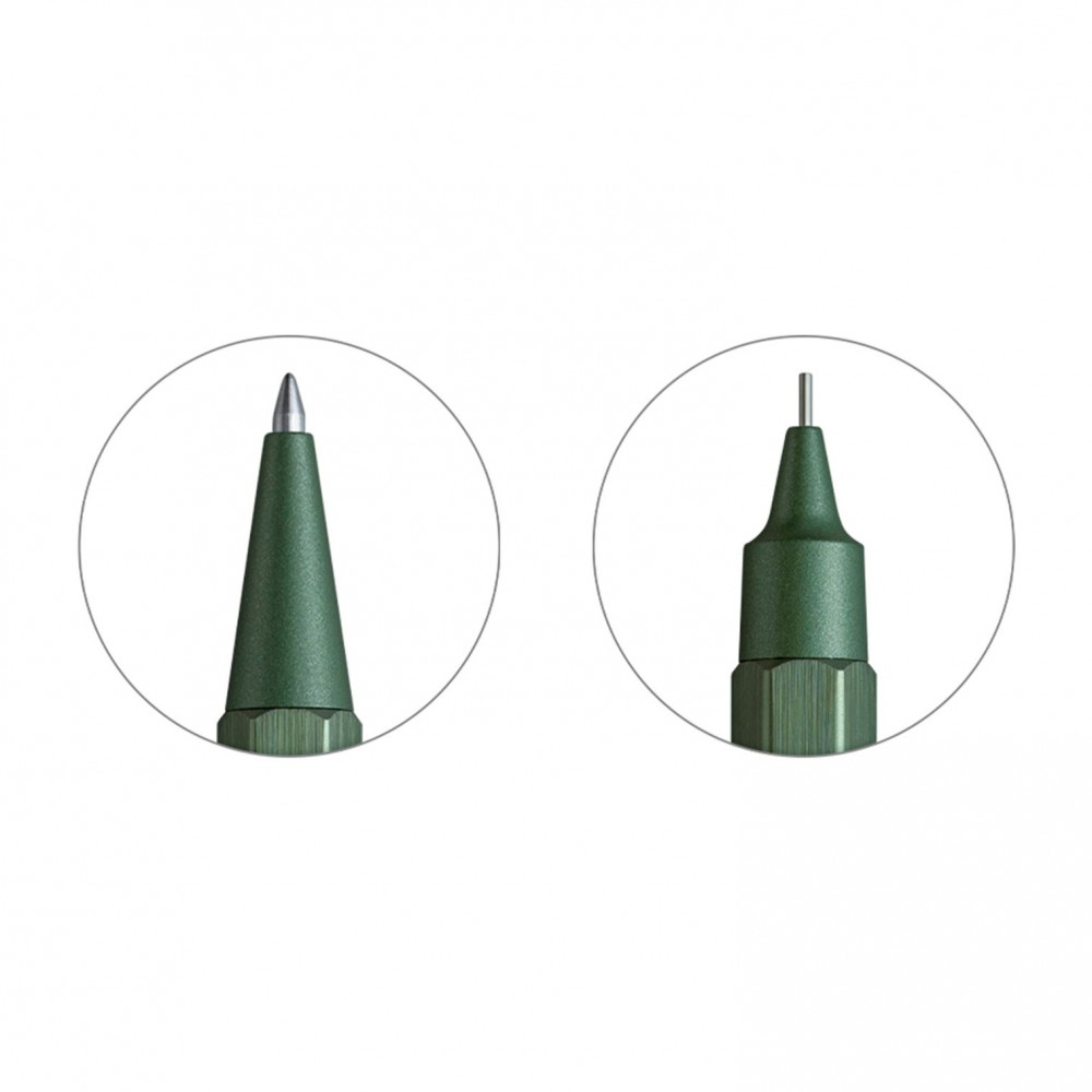 Stylo à bille - Vert sauge - Rétractable - Mine 0,7mm - Rhodia - Collection  scRipt - Stylo à bille à la Fnac