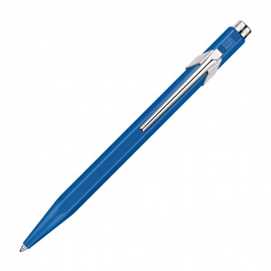 Stylo bille 849 Caran d'Ache Colormat-X - Bleu - Livré avec Étui Slimpack