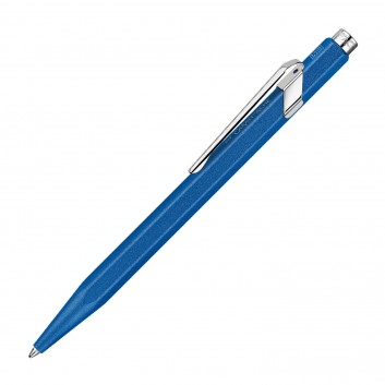 Stylo bille 849 Caran d'Ache Colormat-X - Bleu - Livré avec Étui Slimpack