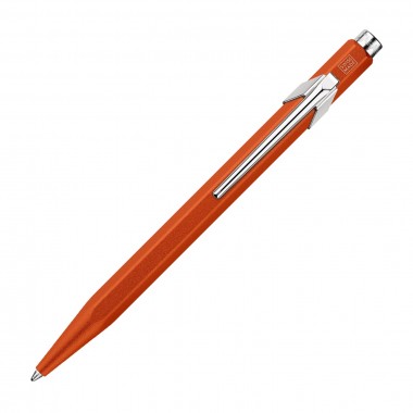 Stylo bille 849 Caran d'Ache Colormat-X - Orange - Livré avec Étui Slimpack