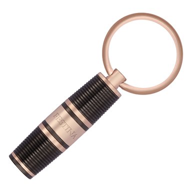 Porte-clefs Bold Stripe Gun & Rosegold