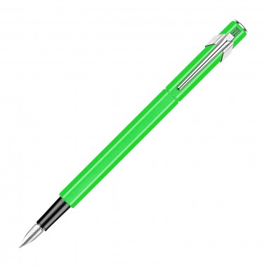 Stylo Plume 849 Caran d'Ache - Vernis Vert Fluo - M