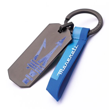 KEYRING TAG MASERATI EDITION - TRIDENTE BLUE