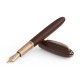 Stylo Plume B-Or RGT "Alter Ego" JAN ZANDER Design Bois de Grenadille Plaqué Or Rose plume