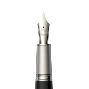 Stylo Plume M-Acier CT "Imagine" JAN ZANDER Design Carbone Plaqué platine dessus