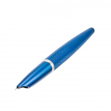 Stylo Plume F "Viper" DIPLOMAT Bleu Guilloché plume