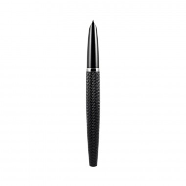 Stylo Plume F "Viper" DIPLOMAT Noir Guilloché entier