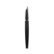 Stylo Plume F "Viper" DIPLOMAT Noir Guilloché profil