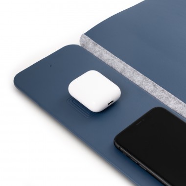 PININFARINA DESKPRO - DESK PAD -  BLUE