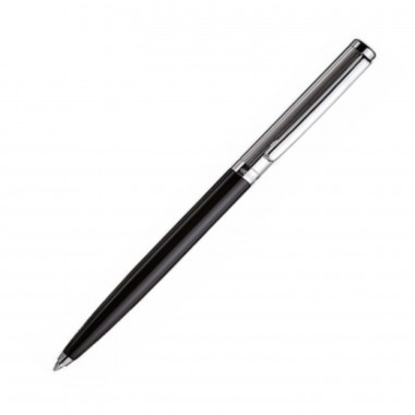 Stylo Bille Otto Hutt Design 01 - Laqué Noir Et Argent