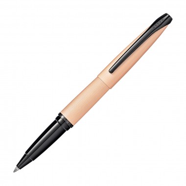 Stylo Roller CROSS ATX - Rose Gold Gravé Pointe de Diamant