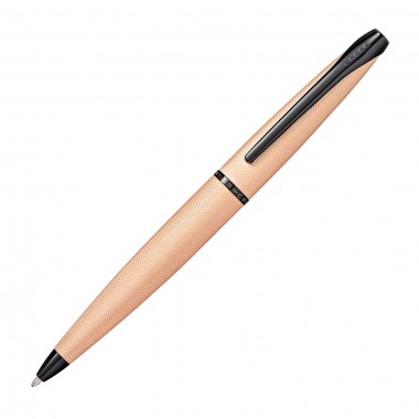 Stylo Bille CROSS ATX - Rose Gold Gravé Pointe de Diamant