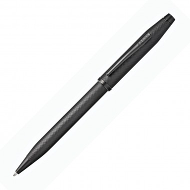 Stylo bille CROSS Century II - Noir Gravé pointe de diamant