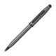 Stylo Bille CROSS Century II - Gris Mat et Attributs Noir Brillant - dessus