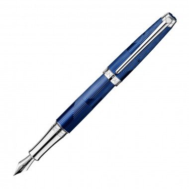 Stylo-plume F Caran d'Ache - Leman Bleu Marin -