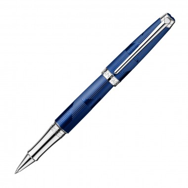 Stylo Roller Caran d'Ache - Leman Bleu Marin -