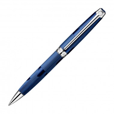 Stylo Bille Caran d'Ache - Leman Bleu Marin - dessus