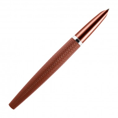 Stylo Plume F "Viper" DIPLOMAT Marron Guilloché