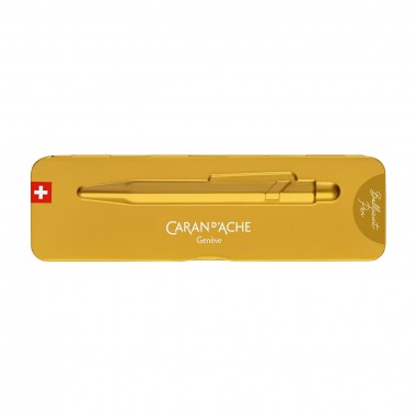 Stylo Bille 849 Caran d'Ache GOLDBAR - avec Étui