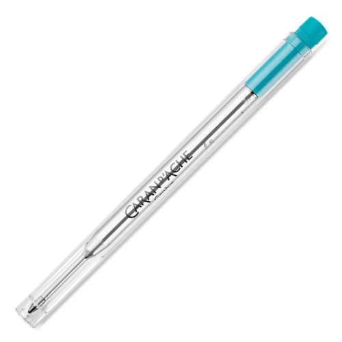 Recharge bille Caran d'Ache Goliath Turquoise Moyenne